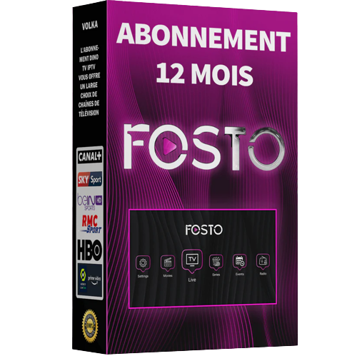 Fosto IPTV 12 Mois